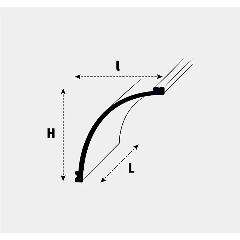Carton achevé de 52 mètres de corniches SX187F - 200x7,5x1,2 - ORAC DECOR