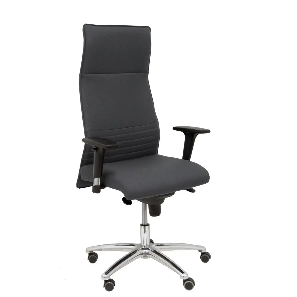 Chaise de Bureau avec Dossier Haut Gris Noir Albacete XL P&C BALI600