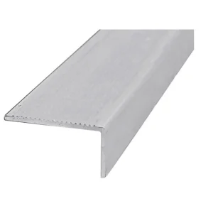 Nez de marche aluminium brut 45 x 23 mm, 2 m