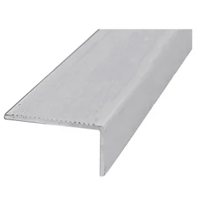 Nez de marche aluminium brut 20 x 17,5 mm, 2 m
