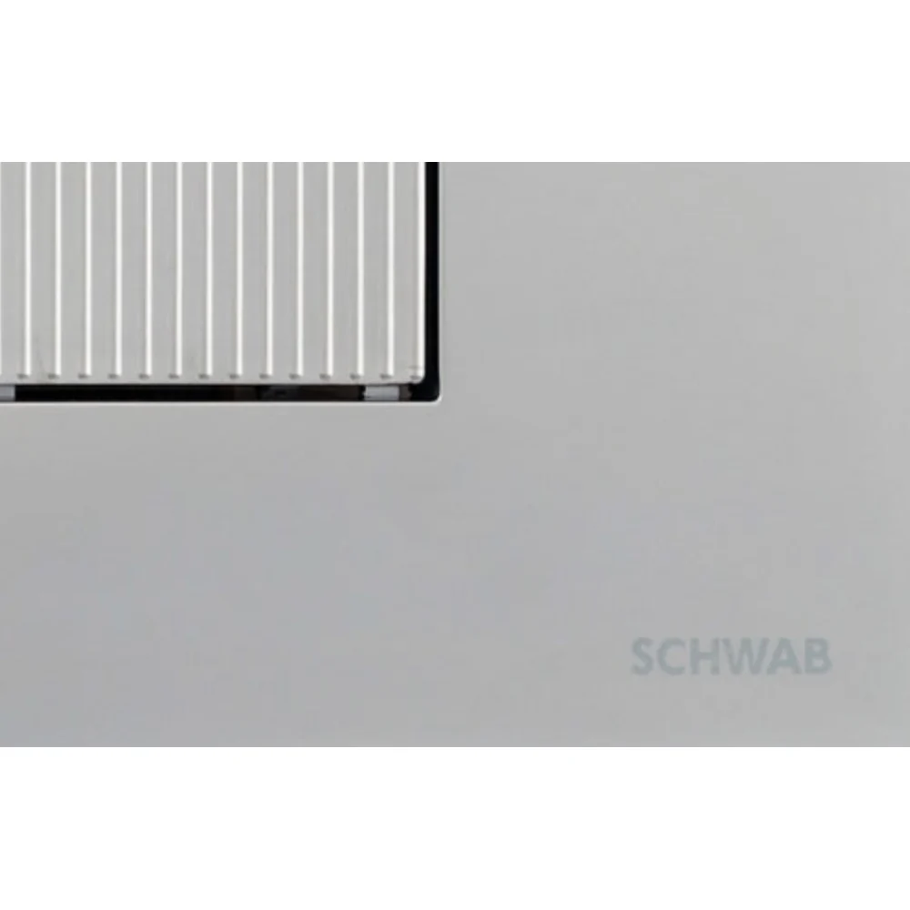 Placca Di Comando Per Cassetta Schwab Modello Metis Bianca