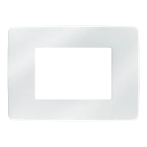 PLACCA DECORATIVA BIANCA PER GRUPPO COMANDI DA INCASSO VORTICE PSC-W 22462