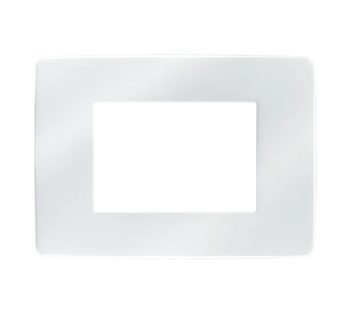 PLACCA DECORATIVA BIANCA PER GRUPPO COMANDI DA INCASSO VORTICE PSC-W 22462