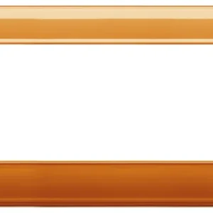 PLACCA VIMAR PLANA 7 MODULI REFLEX ARANCIO 14657.48