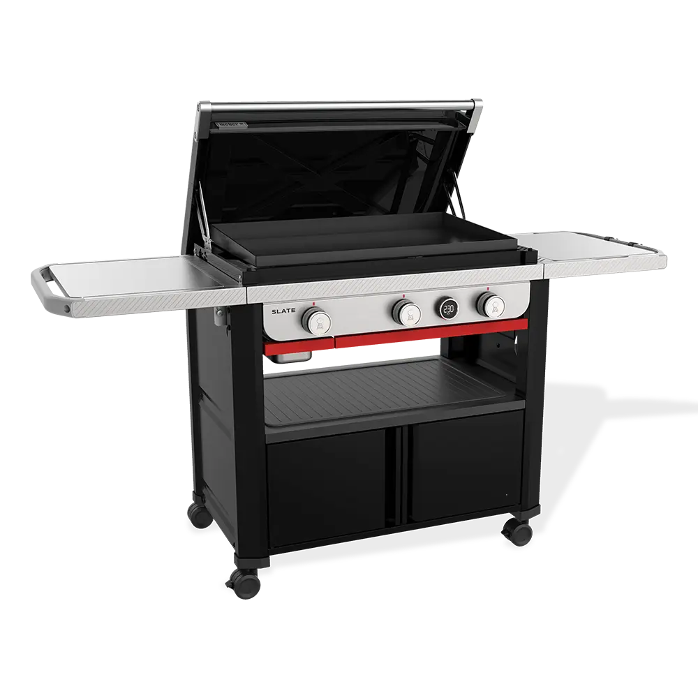 Plancha à gaz sélect slate gpd 76cm sur chariot