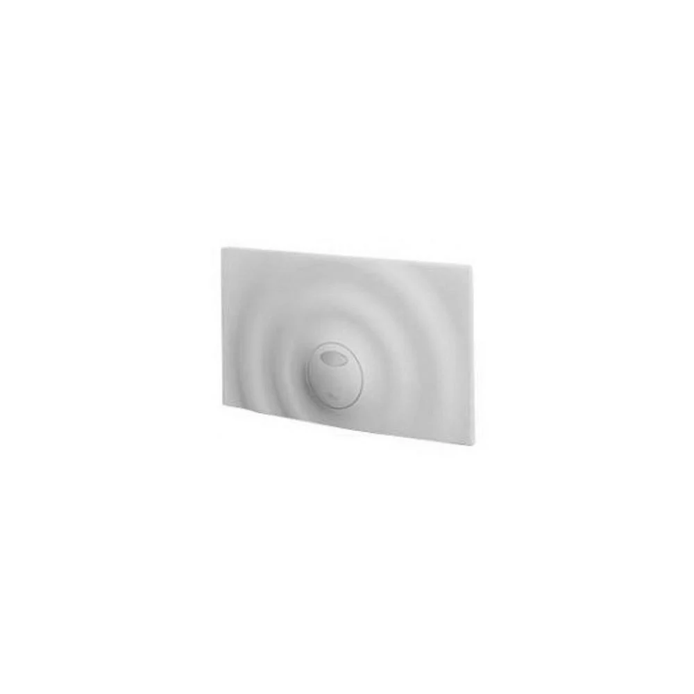Plaque blanche pour chasse d'eau doublement flux Grohe