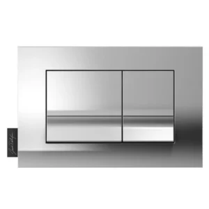 Plaque de commande touches rectangulaires Chromé Jacob Delafon