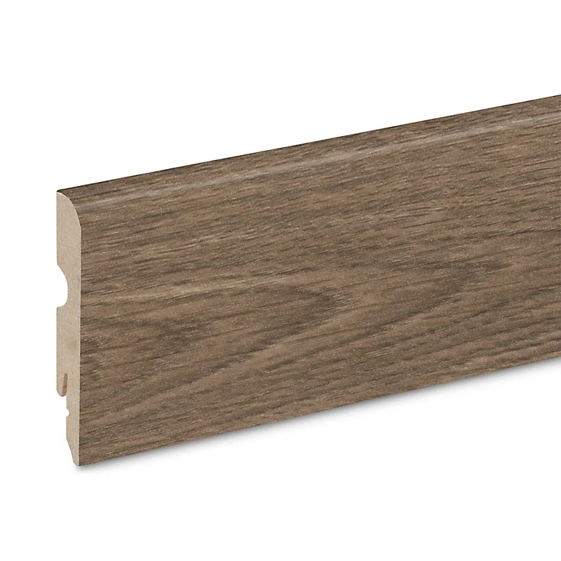 Plinthe MDF GoodHome aspect bois 220 x 8 cm décor 200 effet chêne