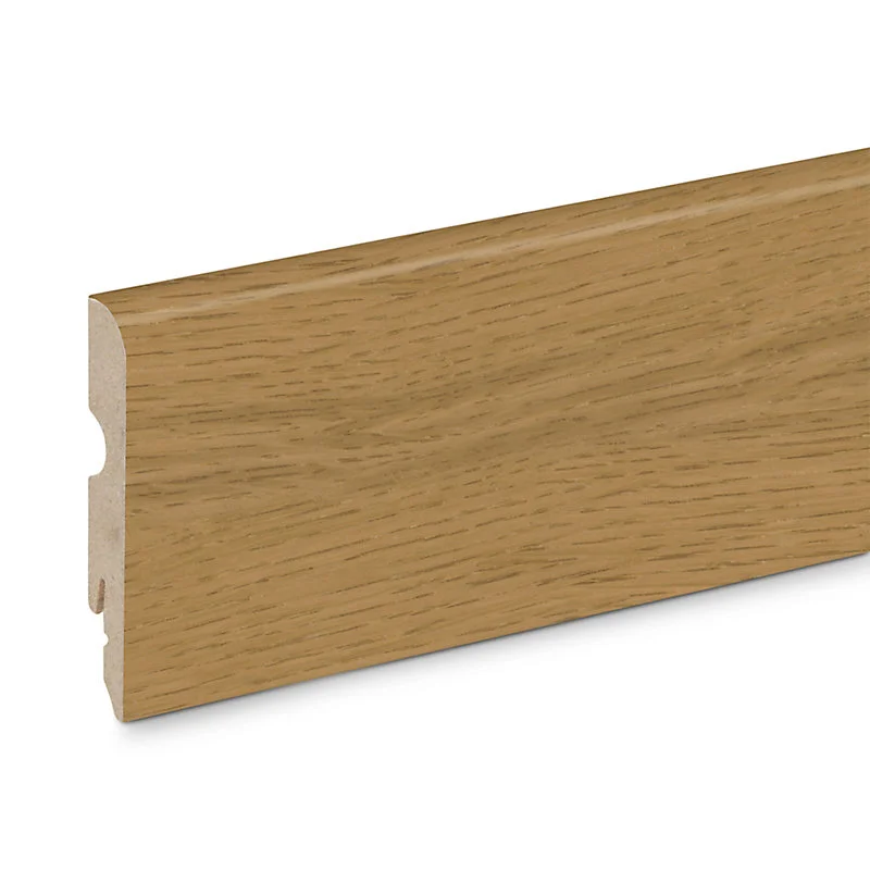 Plinthe Plaquée bois Décor 275 vernis blond (vendue à la pièce)