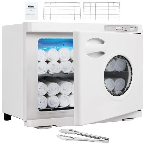 23L Hot Towel Warmer 2in-1 All Around towel Heating System Holds 50–60 Towels Hot Cabinet