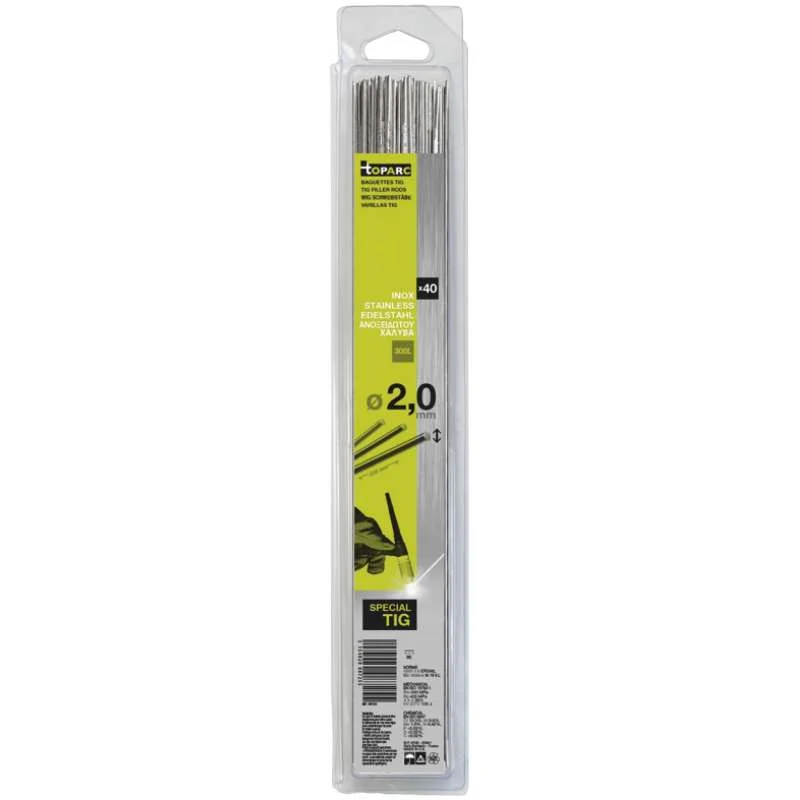 40 Baguettes TIG inox 308L ø 2.0 GYS 087255