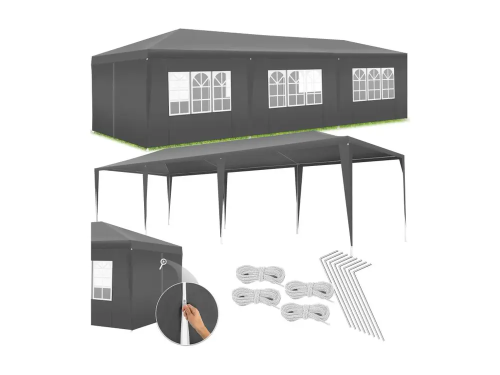 Barnum Elasa 9x3m avec 8 éléments latéraux 9 x 3 m étanche