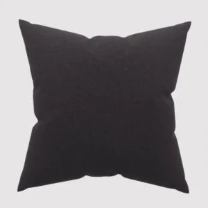Coussin décoratif 45x45 cm Eclipse noir, par Soleil d'ocre