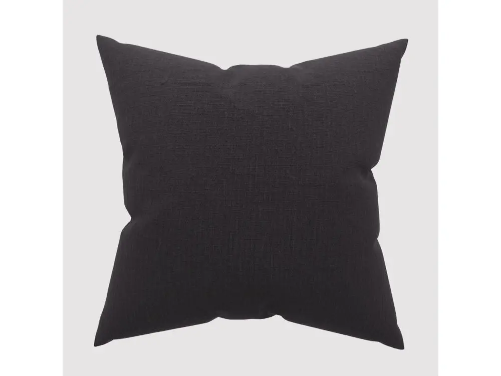 Coussin décoratif 45x45 cm Eclipse noir, par Soleil d'ocre