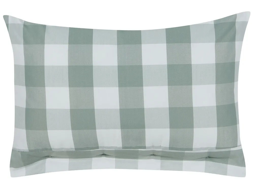 Cushion Checked 40 x 60 cm Mint Vert jade TAMNINE