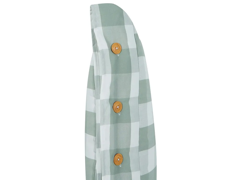 Cushion Checked 40 x 60 cm Mint Vert jade TAMNINE