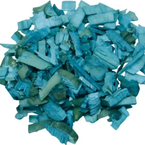 Ecorce de Bois Turquoise 200g en sachet - couleur: Bleu cyan