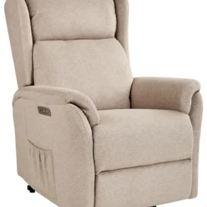Electric Recliner Chair ELEGY Fabric Taupe