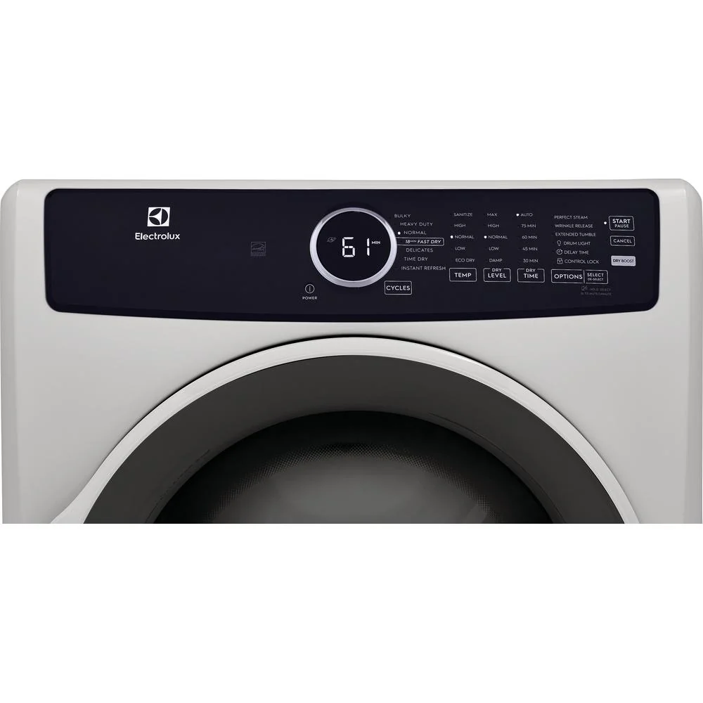 Electrolux Sécheuse électrique de 8.0 pi.cu. avec 7 programmes de séchage ELFE743CAW