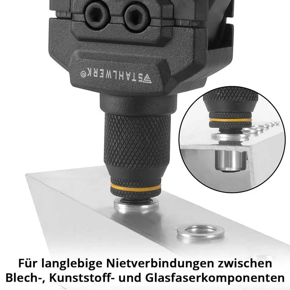 Ensemble de langue aveugle en acier NZ-16 St Nietzange | Tongs de noix de rivet | Fiche de popfiet | Fribes de diffamation...