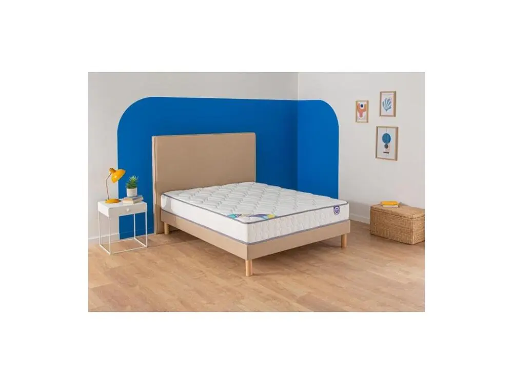 Ensemble Merinos Morning Routine - 580 Ressorts ensachés + Sommier Confort Stable 80x200
