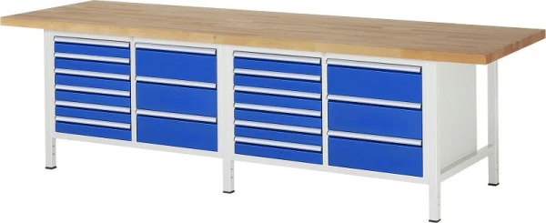 Etabli RAU série 8000 - exemple 8479 L3000 x P900 x H840-1040 mm 13-8479A2-309B4H.11 prendre à bas prix