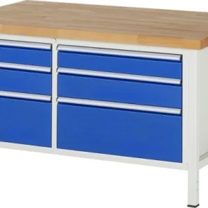 Etabli RAU série 8000 - exemple 8652 L1500 x P900 x H840-1040 mm 13-8652A2-159B4H.11 se procurer à bas prix