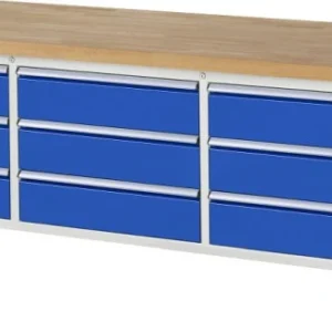 Etabli RAU série 8000 - exemple 8754 L2000 x P900 x H840-1040 mm 13-8754A2-209B4H.11 magasiner à bas prix