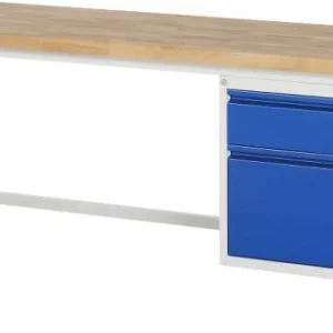 Etabli RAU série BASIC-8 - exemple 8152 conteneur de sous-structure (1x tiroir 1x porte battante) 2000x840x700 mm A3-8152I...