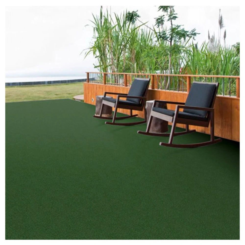 Gazon synthétique terrasse vert jade classé feu - 7mm - rouleau de 4m x 10m