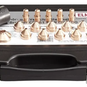 Kit accessoires et pièces d'usure ELMAG pour torche plasma CP161 MAR (20-100 ampères) pour PLASMA SOUND PC 10051/...