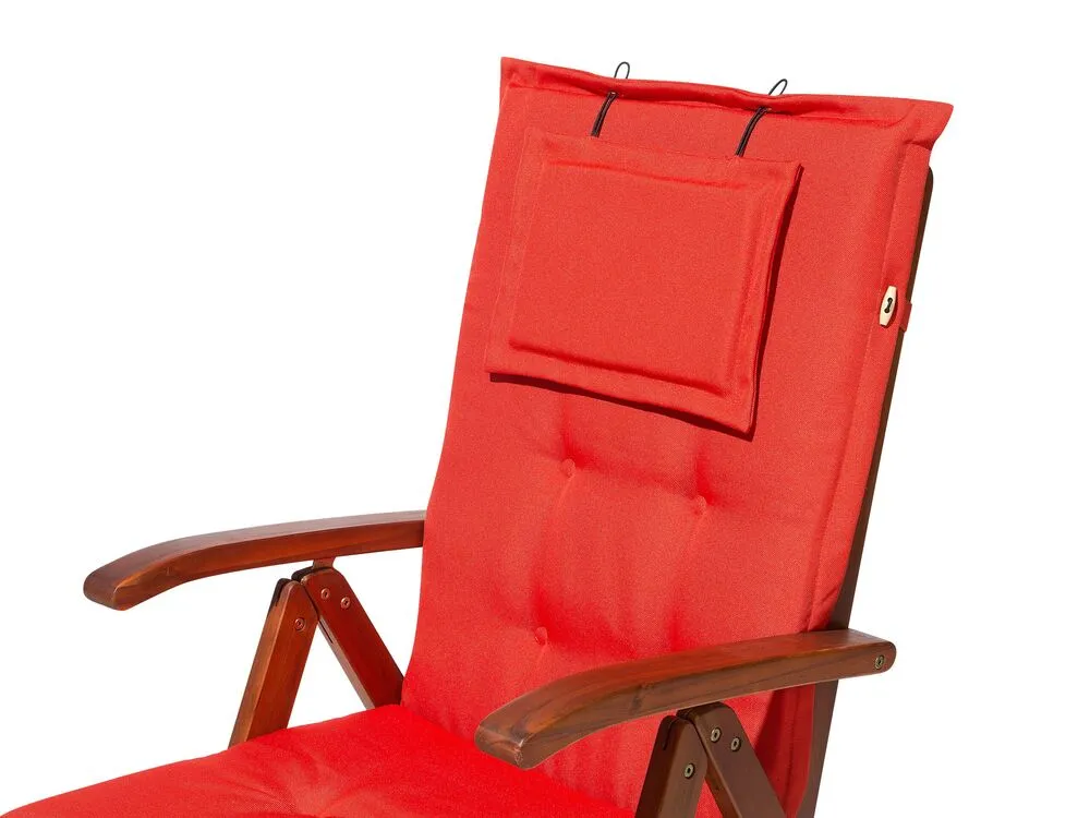 Kussen voor tuinstoel TOSCANA rood