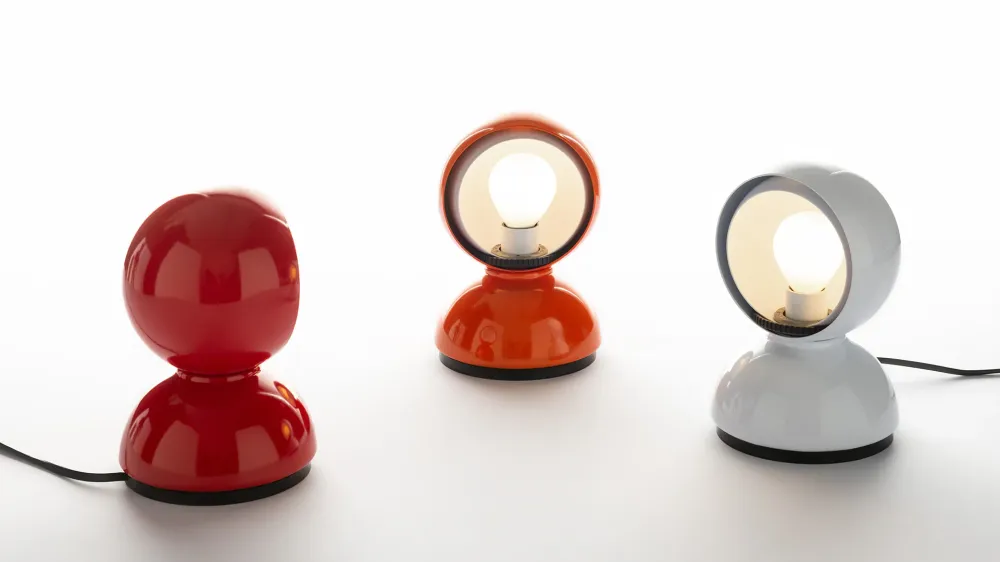 LAMPADA DA TAVOLO ARTEMIDE ECLISSE ROSSA E14 170LM CLASSE 0028030A