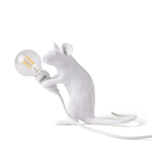 LAMPADA DA TAVOLO SELETTI MOUSE LAMP MAC RESINA E14 90LM 2200K 1W 15221
