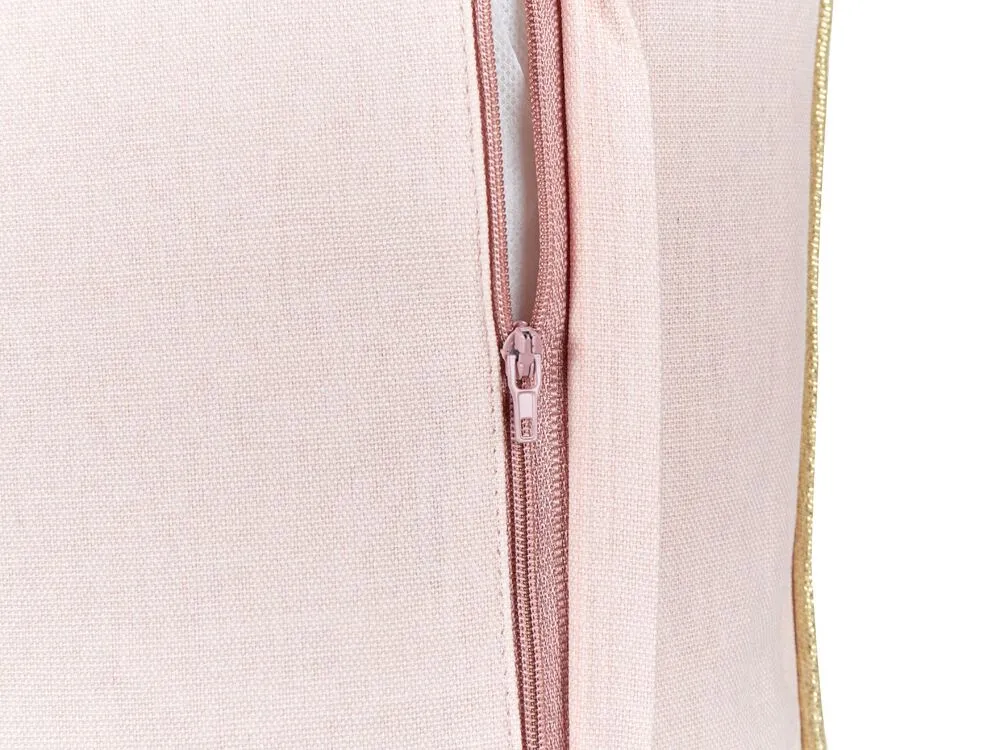 Lot de 2 coussins en velours rose à imprimés d'arbres de Noël 30 x 50 cm ALSOBIA
