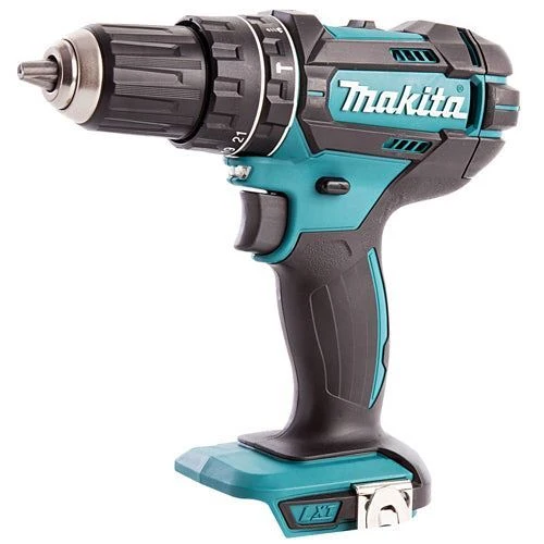 Makita 18V 2 Speed Combi Drill & SDS+ Brushless 17mm Rotary Hammer Drill T4TKIT-457