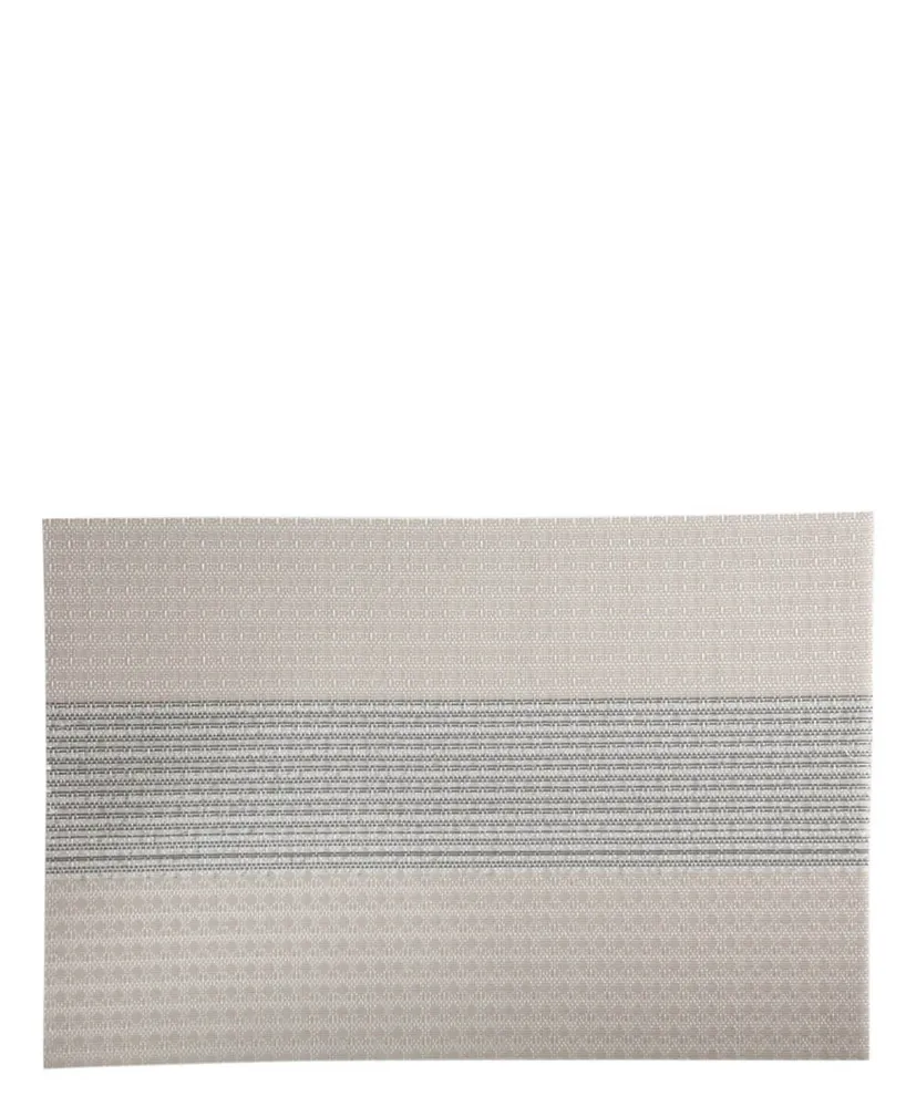 Maxwell & Williams Accent 45cm Taupe Stripe Placemat 6 Piece - Cream