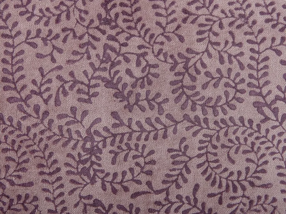 Panne Cushion Floral Motif 45 x 45 cm Pink KALMIA
