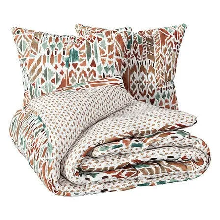 Parure de lit imprimée "Ikat" en coton – Qualité & Prix chez Alpha55 – L’alliance parfaite entre style et utilité