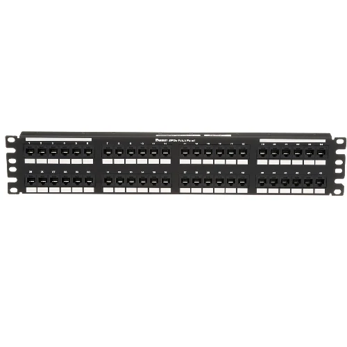 48 Port DataPatch Cat5e Flat Punchdown Panel 2RU DP485E88TGY