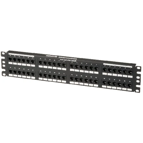 48 Port DataPatch Cat5e Flat Punchdown Panel 2RU DP485E88TGY