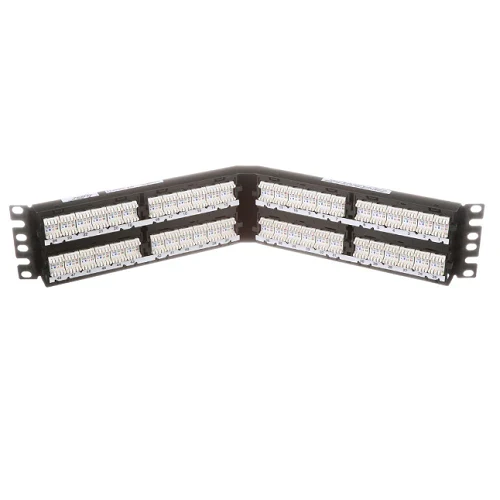 48 Port DataPatch Cat6A 10Gig Angled Punchdown Panel 2RU DPA486X88TGY