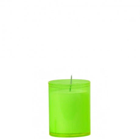 Refills Kaarsen Limoen Groen, doos 60 stuks.