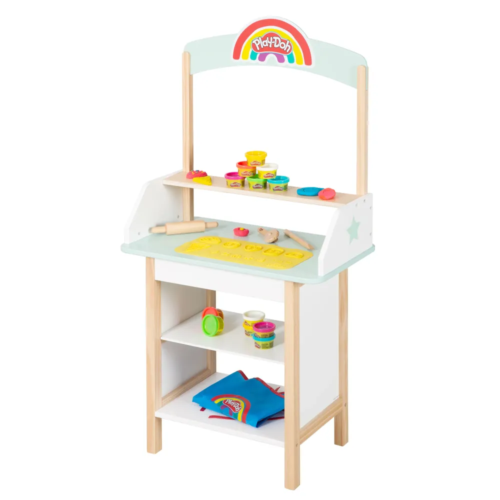 roba x Play-Doh Eisstand inkl. Knetzubehör - Aus FSC-zertifiziertem Holz