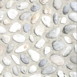 Rouleau Adhésif Fantaisie "Galets" 45x200cm Gris