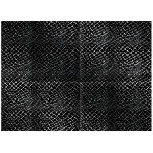 Rouleau d'adhésif décoratif peau de serpent noir 45 x 150 cm