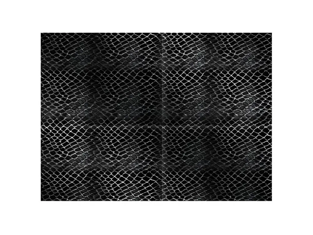 Rouleau d'adhésif décoratif peau de serpent noir 45 x 150 cm