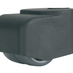 Rouleau double rouleau Dörner + Helmer pour sols réceptifs avec trou arrière de 8 mm TPE 25 mm capacité de charge 70 kg UE...