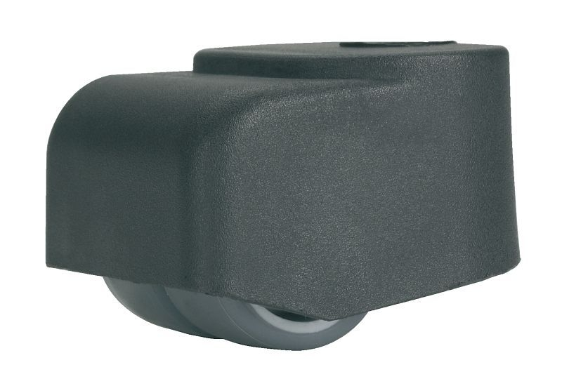 Rouleau double rouleau Dörner + Helmer pour sols réceptifs avec trou arrière de 8 mm TPE 25 mm capacité de charge 70 kg UE...