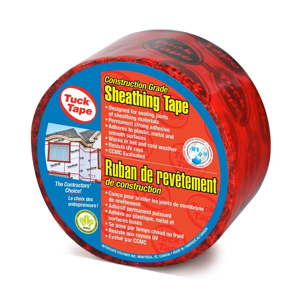 Ruban Tuck de revêtement pour entrepreneurs, 60 mm x 55 m